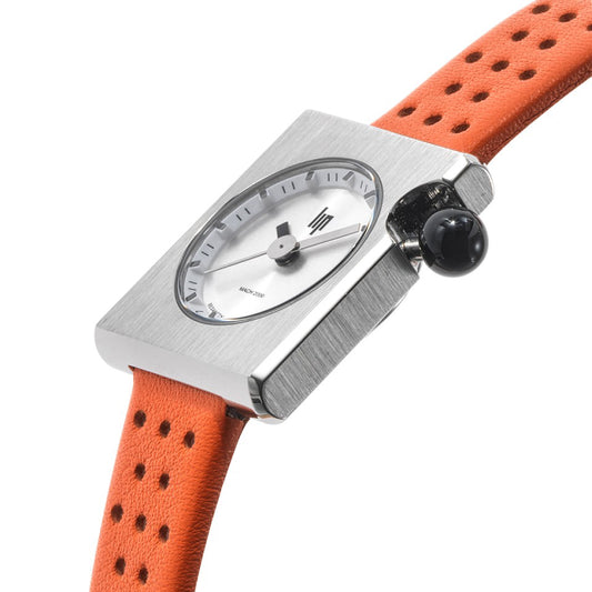 LIP - Montre Femme Mach 2000 Mini Square Orange - Pixies-Bijoux
